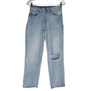 Sincerely Jules Women's Jeans Size 3 Light Wash Blue Denim 100% Cotton 25x27